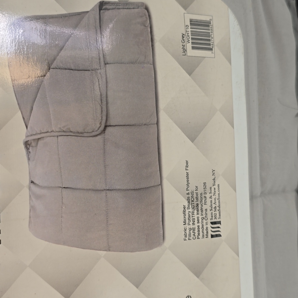 Posh Home weighted blanket twin or full size 10lb 40" x 60" - Picture 5 of 5